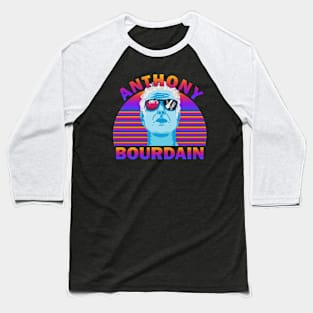 Retro Anthony Bourdain Baseball T-Shirt